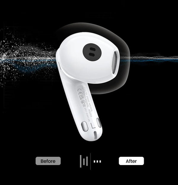 UGREEN HiTune H6 Pro Hybrid Active Noise Cancelling Earbuds - White