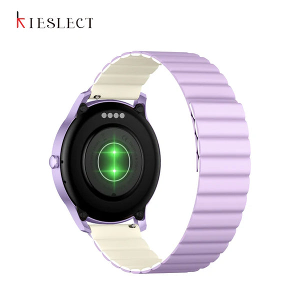 Kieslect Lora, Lady Calling Watch, Stable BT 5.2 Calling, Double Straps (Magnetic Strap) - Purple