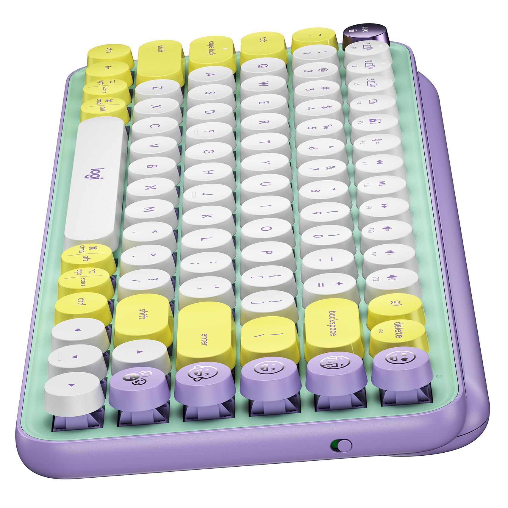 Logitech POP Keys Wireless Mechanical Emoji Keyboard