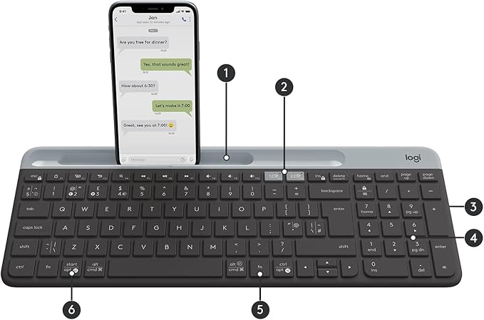 Logitech Keyboard K580 Slim Multi-Device Wireless