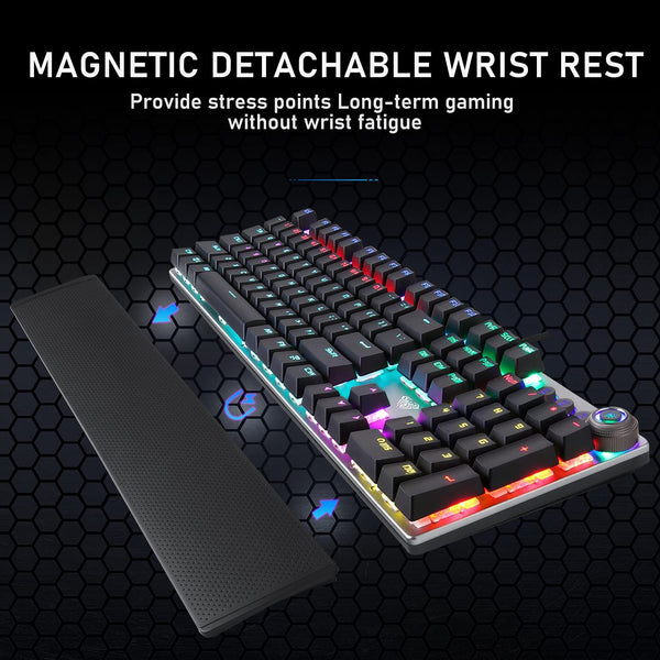 Aula F2088 Black Switch Wired Gaming Keyboard English - Black