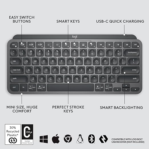 Logitech MX Keys Mini - Ara