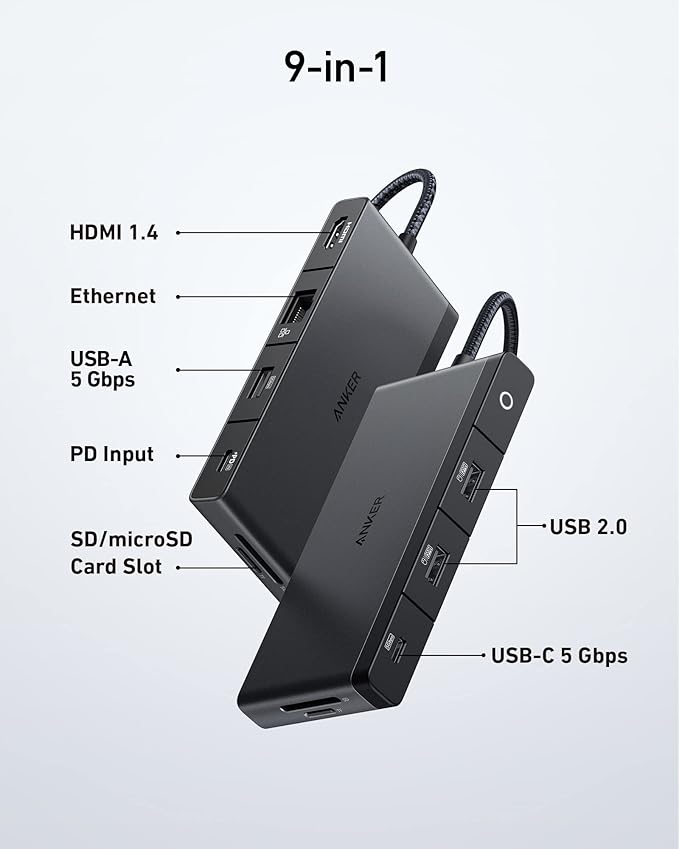 Anker 552 USB-C Hub 9-in-1  kin-computers