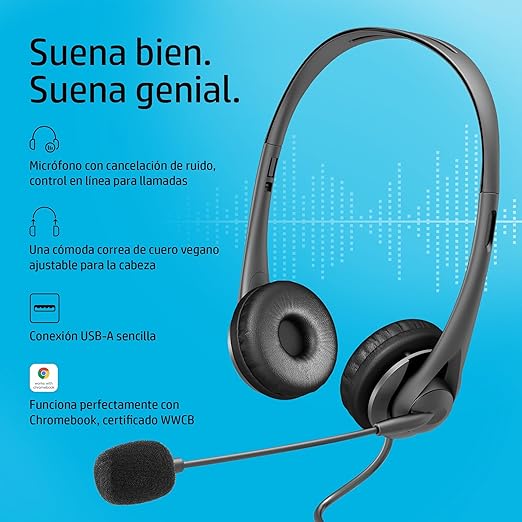 HP Stereo USB Headset G2 KIN