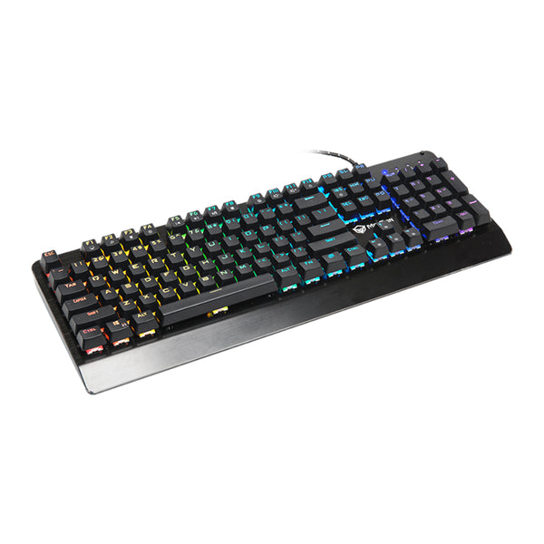 Meetion MK01 Blue switch Arabic RGB Wired Mechanical Keyboard - Balck