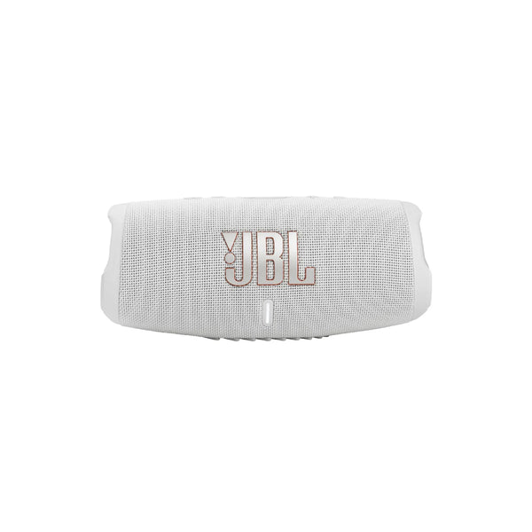 JBL charge 5 Portable Bluetooth Speaker Splash Proof - White