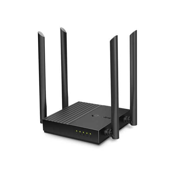 TP-LINK AC1200 WI-Fi 4G Router, Highly efficient wireless connection - C64 - Black